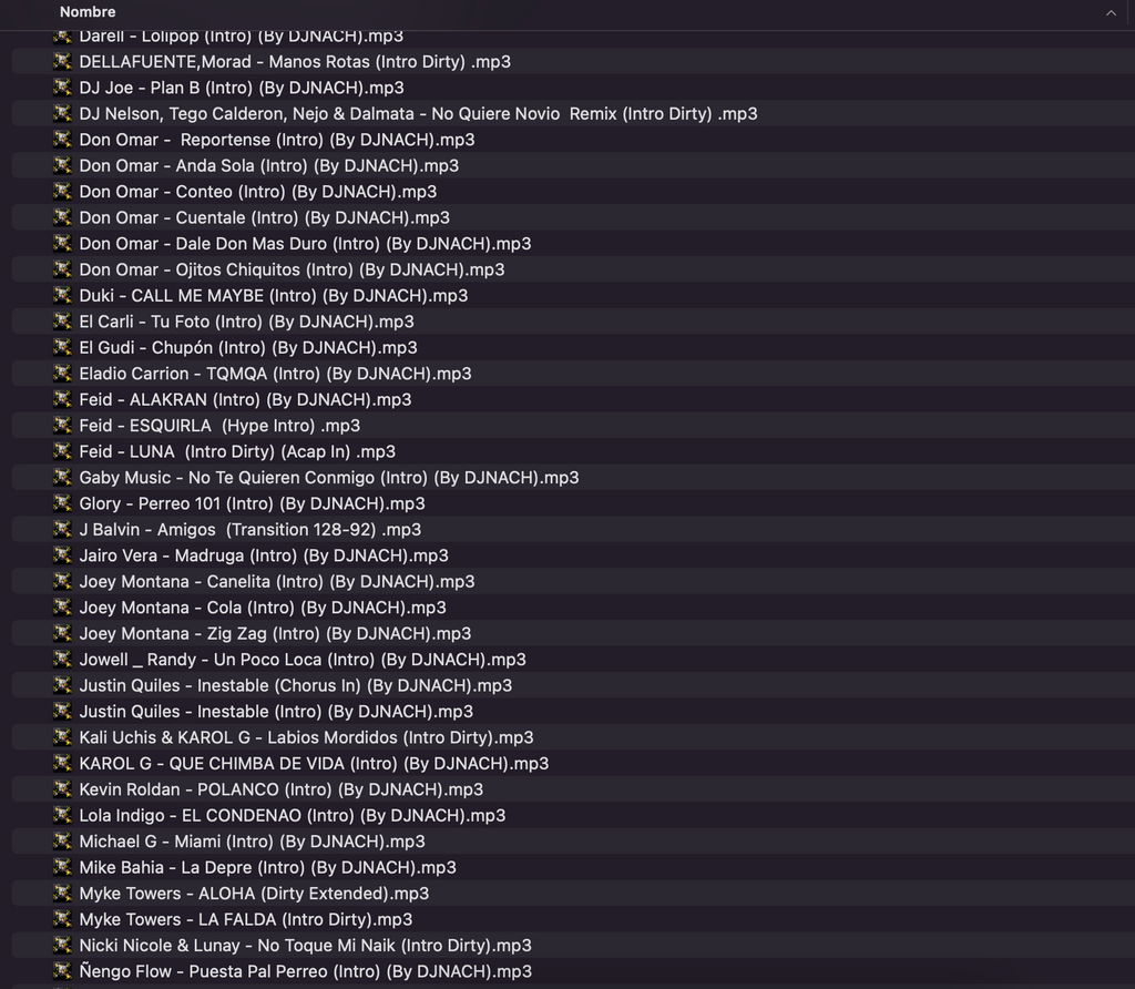 UPDATE MUSIC ENERO 2024 DJ NACH