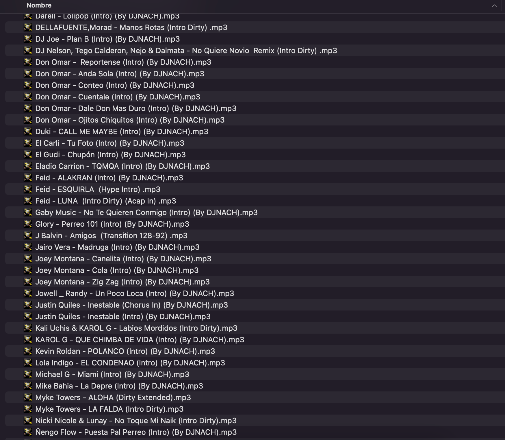 UPDATE MUSIC ENERO 2024 DJ NACH
