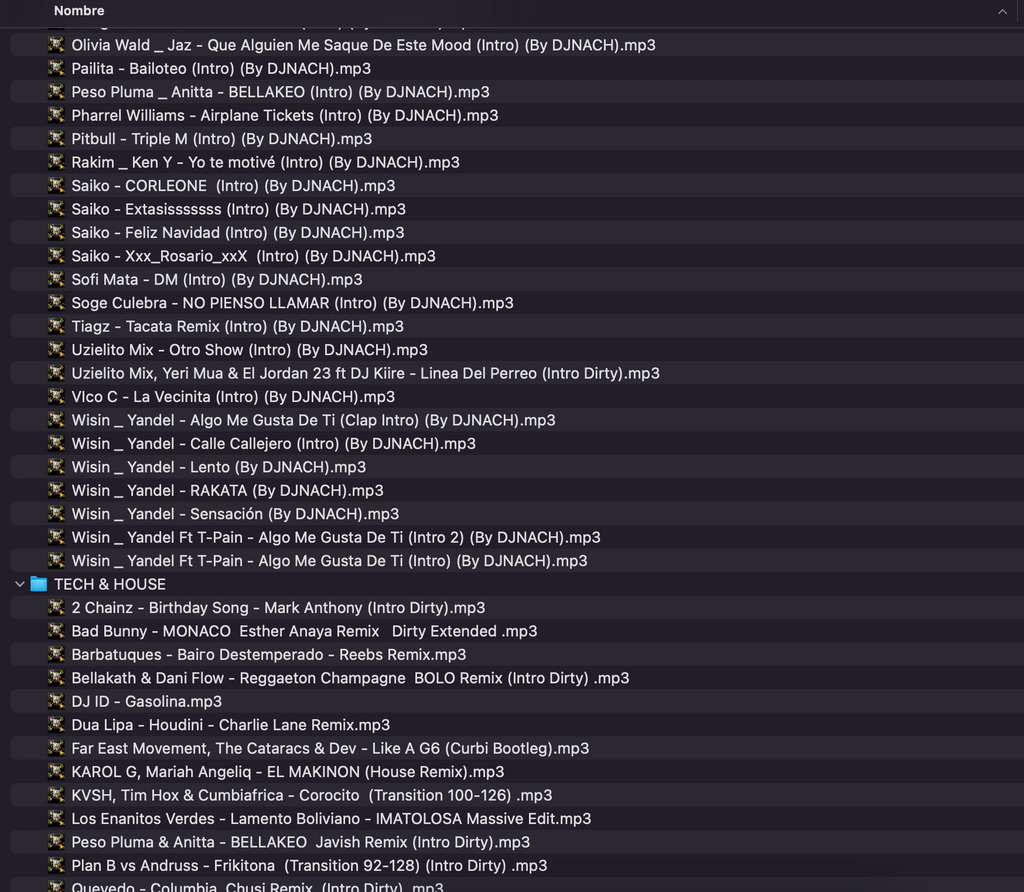 UPDATE MUSIC ENERO 2024 DJ NACH