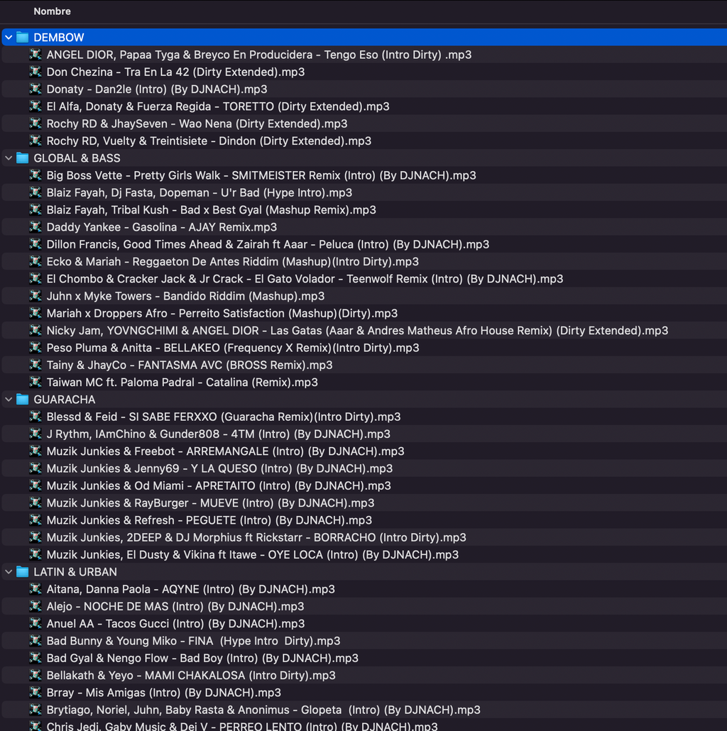 UPDATE MUSIC MARZO 2024 DJ NACH