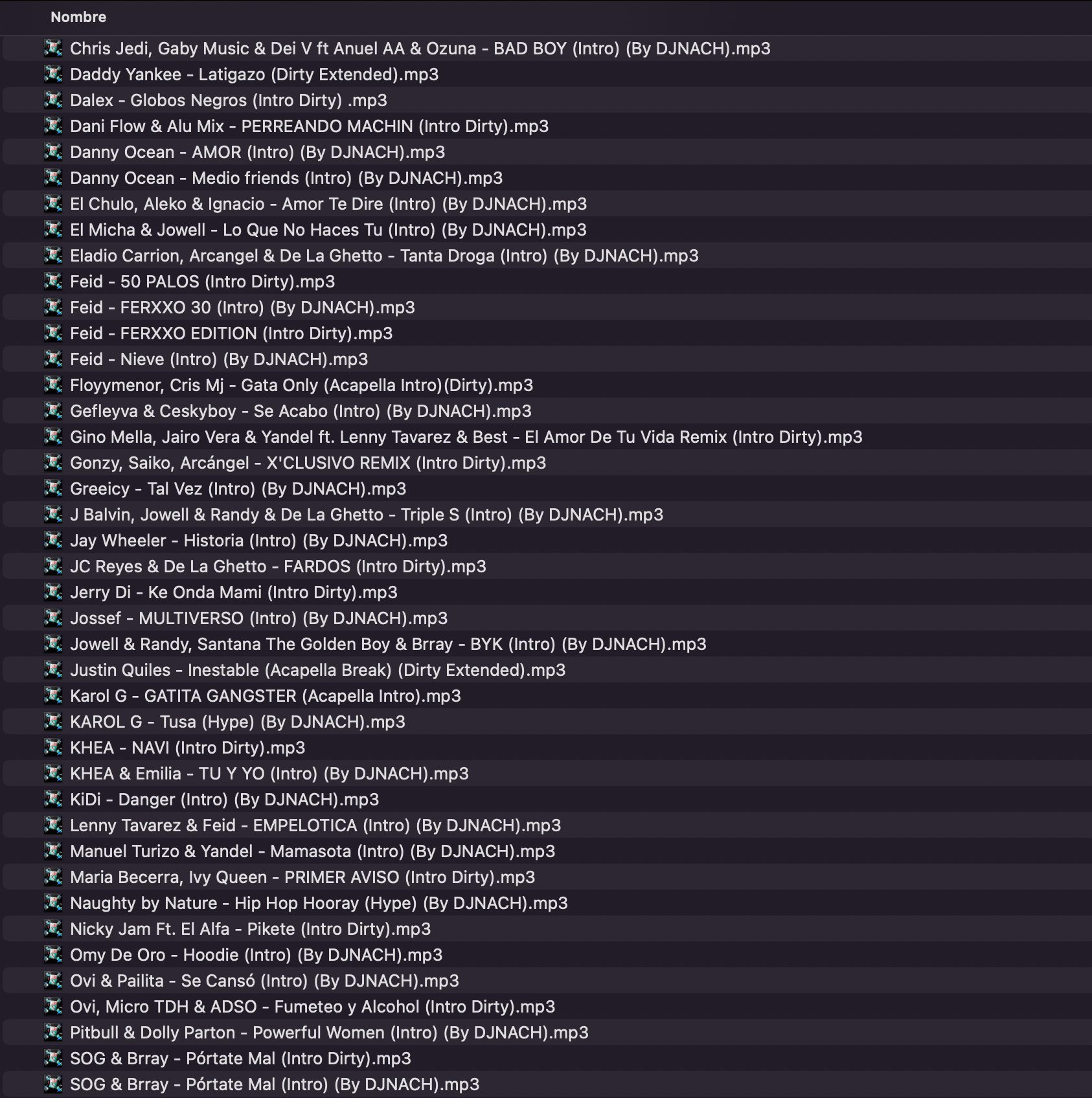 UPDATE MUSIC MARZO 2024 DJ NACH