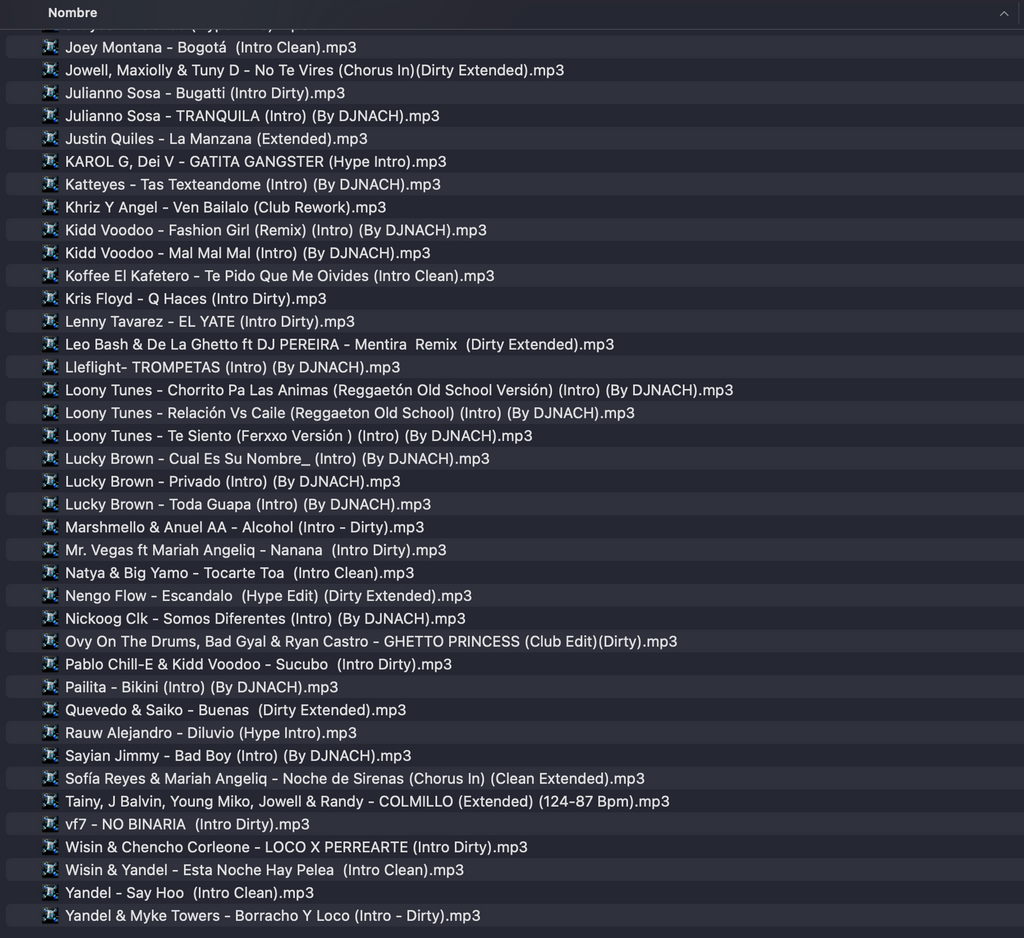 UPDATE MUSIC NOVIEMBRE 2023 DJ NACH