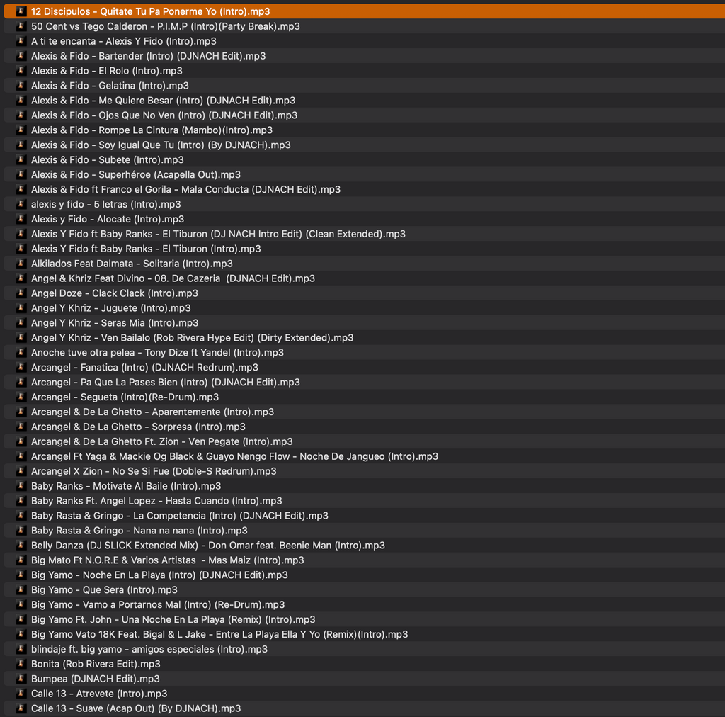 Reggaeton Old School Bundle - DJ NACH