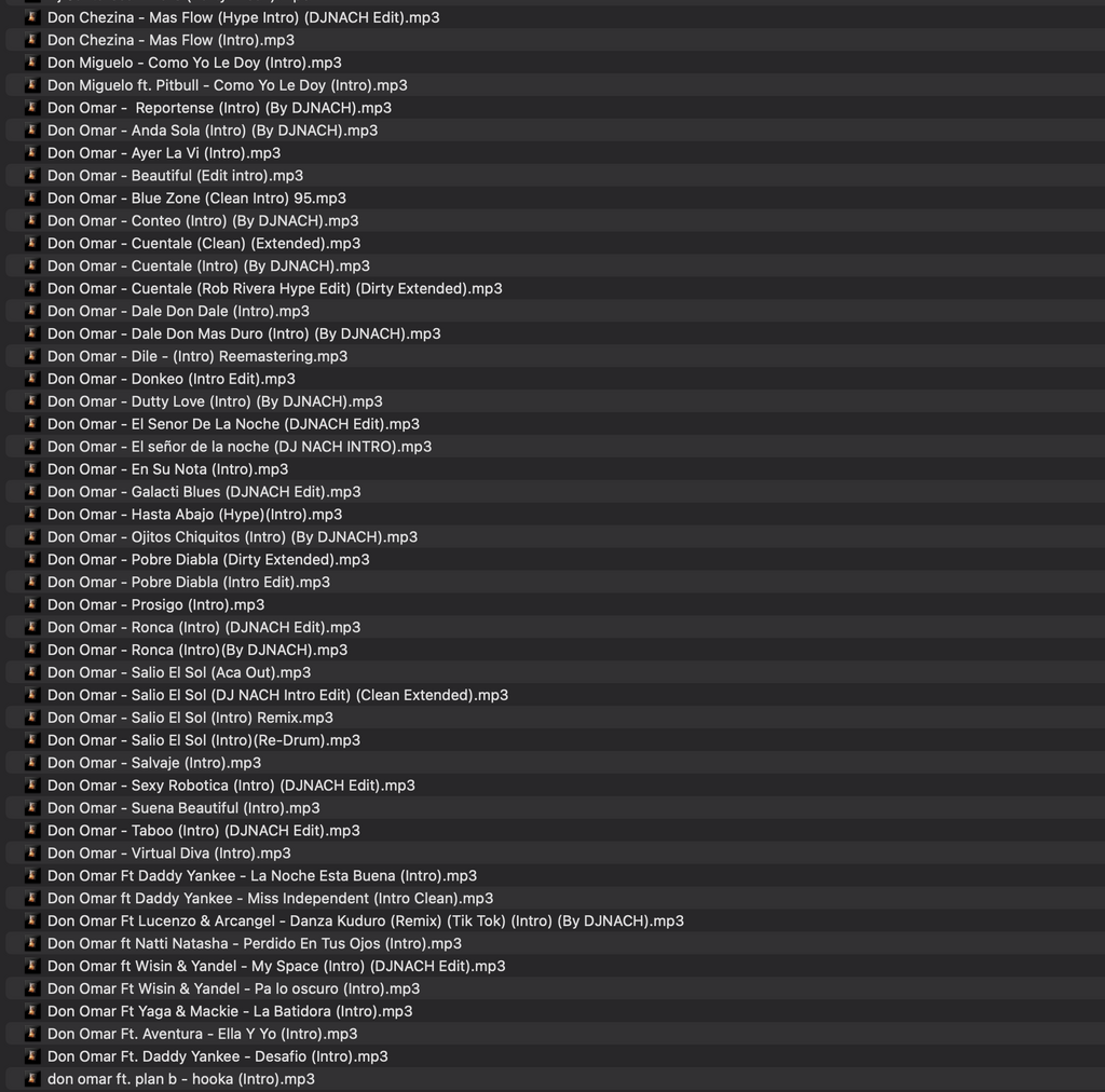 Reggaeton Old School Bundle - DJ NACH