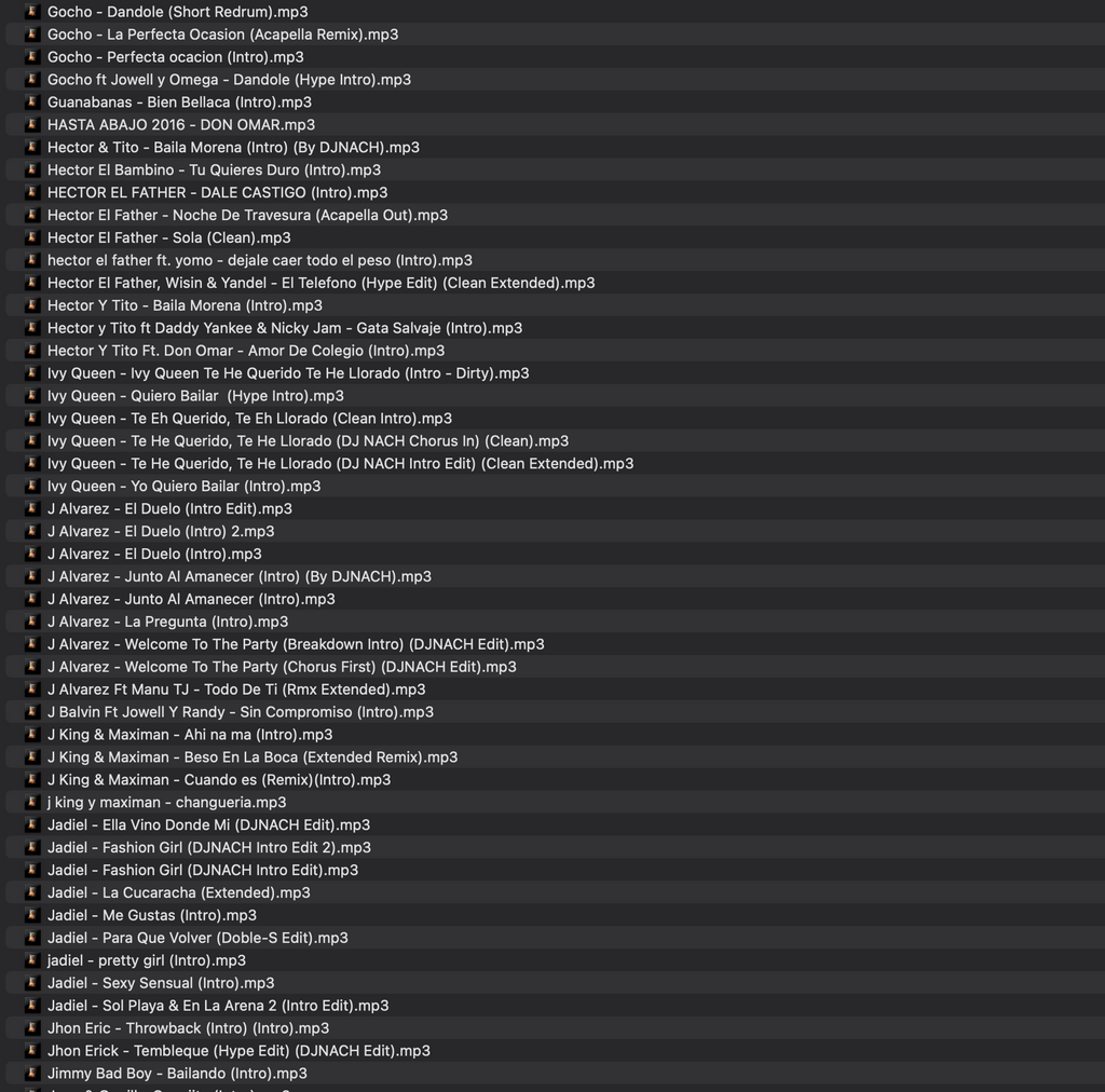 Reggaeton Old School Bundle - DJ NACH