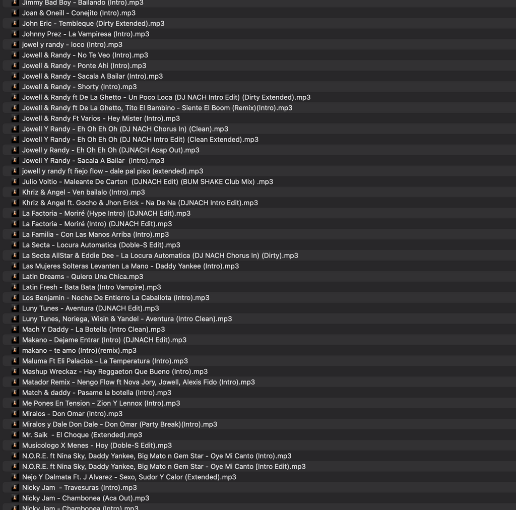 Reggaeton Old School Bundle - DJ NACH