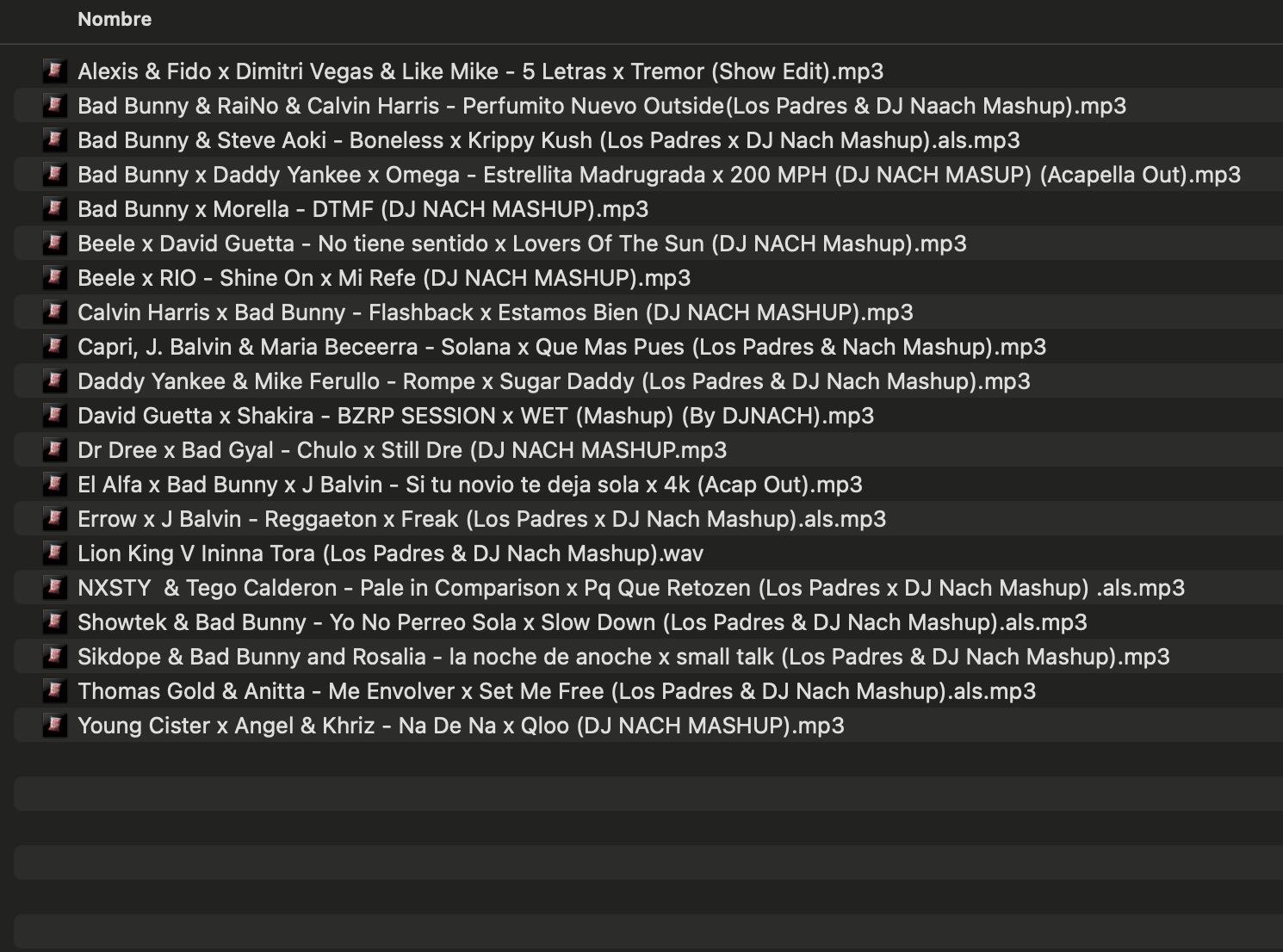 DJ NACH x LOS PADRES Mashup Pack
